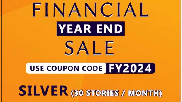 Financial Year End Sale: Get premium content @ 70% OFF