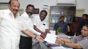 election-commission-a-unilateral-on-allotment-of-symbols-interview-with-thirumavalavan-after-filing-nomination-papers