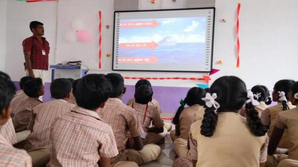 Modern smart board for all government schools from April 1