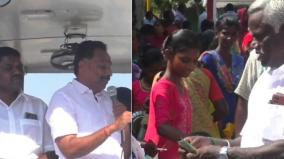 karur-ex-minister-campaign-without-candidate