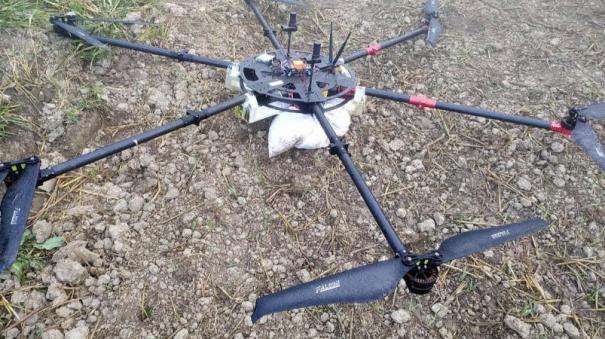 drone that flew with Rs 10 crore worth of heroin
