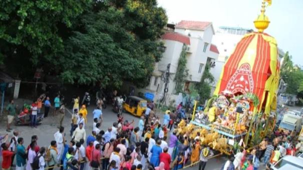 Sri Krishna Ratha Yatra on 14th April