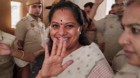 brs-leader-kavitha-sent-to-3-day-cbi-custody-in-delhi-excise-policy-case
