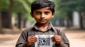 boy-joined-family-through-the-qr-code-chain