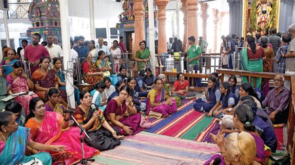 Rama Navami festival celebration at Ashok Nagar Anjaneyar Temple