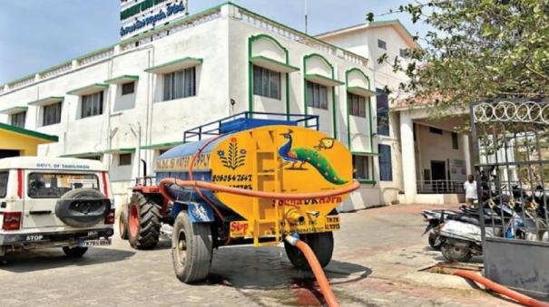 Water Shortage on Hosur Govt Offices