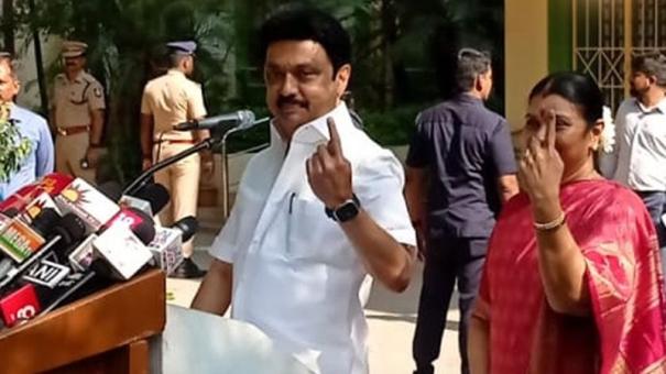 CM Stalin appeals TN voters to exercise their franchise