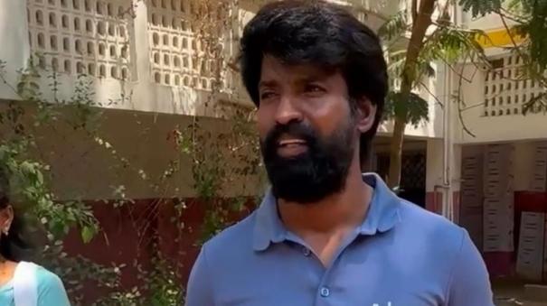 actor soori said he cound not cast his vote share video on x