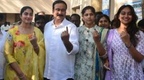 anbumani-ramadoss-daughter-press-meet-after-casting-her-vote