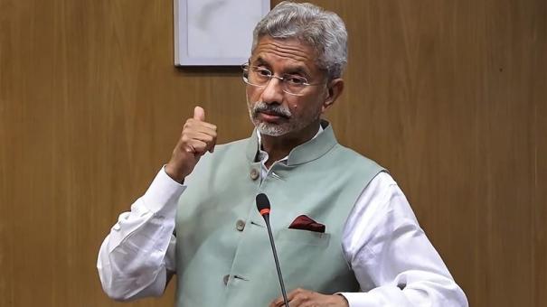 EAM S Jaishankar came down heavily on the Western media saying that they act as political players in the India's elections.