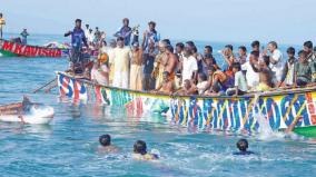 thiruvilayadal-festival-of-net-throwing-on-gulf-of-mannar-sea