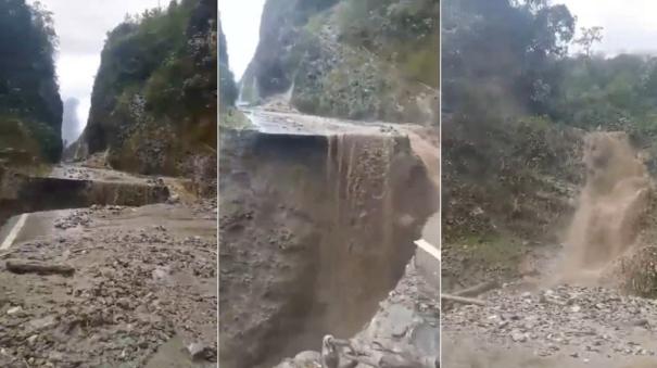 Landslide cuts off road to Arunachals Dibang Valley that borders China