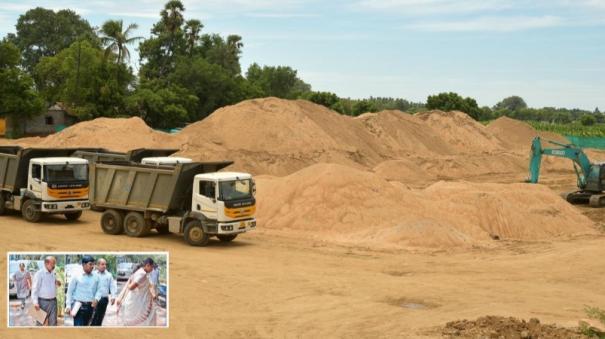 5 collectors interrogated for 5 hours in illegal sand mining case