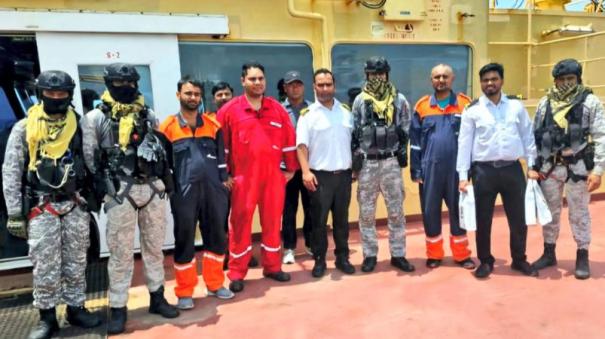 Indian Navy rescues oil tanker attacked by Houthi terrorists in Red Sea