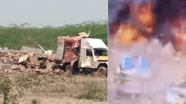 Explosion in quarry near Virudhunagar: 3 workers killed