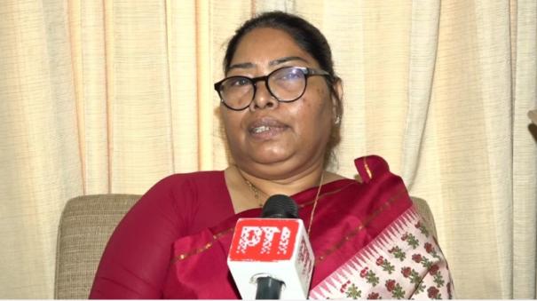 Hemant Sorens sister Anjani as its Lok Sabha candidate from Odishas Mayurbhanj