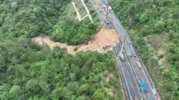 Death toll rises to 48 in China highway collapse