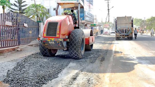 Road widening without space for saplings