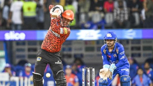 Sunrisers Hyderabad scored 173 runs against Mumbai Indians