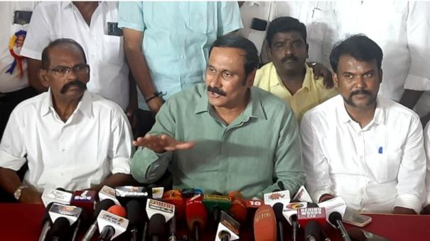 Anbumani slams DMK and AIADMK government about economic growth
