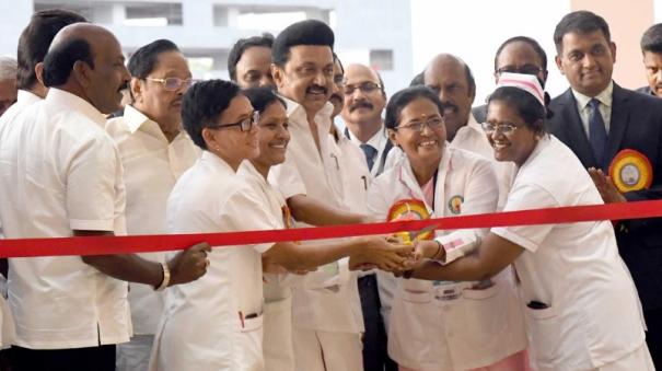tamilnadu chief minister mk stalin wishes for world Nurses Day