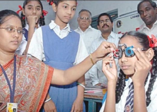 Increasing myopia in school children