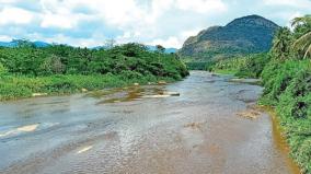 water-flow-on-mulla-vaigai-after-2-months-due-to-incessant-rains-solution-to-drinking-water-problem