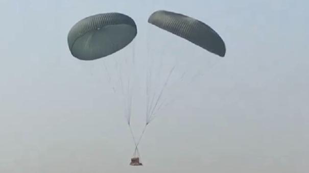 IAF successfully airdrops portable hospital BHISHM