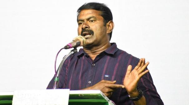 DMK's three-year record of making a mockery of law and order: Seeman alleges