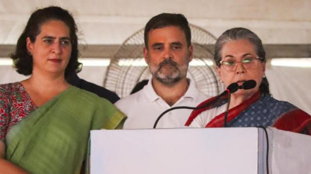 “I am handing over my son to you…he won’t disappoint you”: Sonia Gandhi in Raebareli