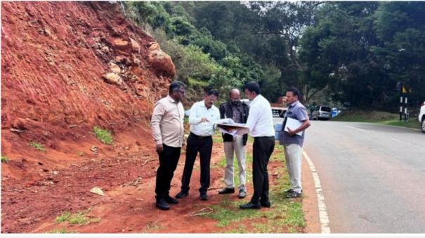 New technology to prevent landslides at Ooty Survey by HD Chief Engineer