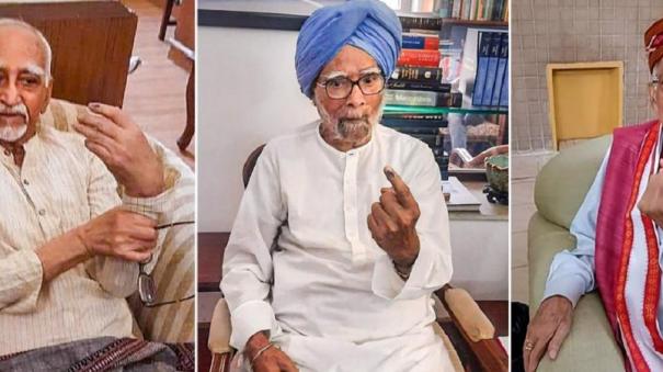 Senior Leaders Including Manmohan Singh, Advani Voted from Home
