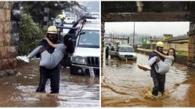 continued-rain-in-nilgiri-tourists-stranded-in-vehicle-rescued-safely