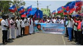 check-dam-across-the-silandhi-river-vck-farmers-wing-protest-at-dharapuram