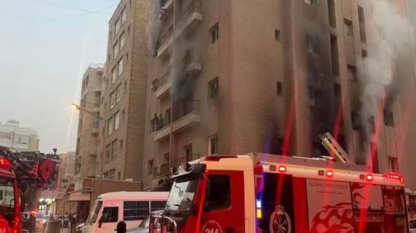 A terrible fire in a building where Tamils ​​worked in Kuwait - 41 people died