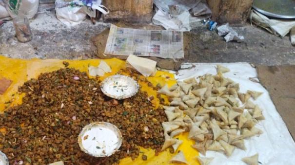 Officials seal unhygienic samosa shops in Dindigul