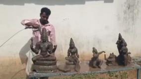 swami-idols-found-in-foundation-pit-dug-for-house-construction-near-papanasam