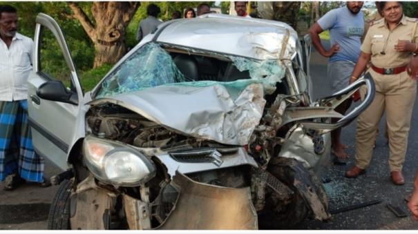 Car Accident near Polur: 3 Andhra pilgrims who came to Thiruvannamalai death