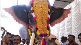 adah-sharma-donate-mechanical-elephant-to-kerala-temple