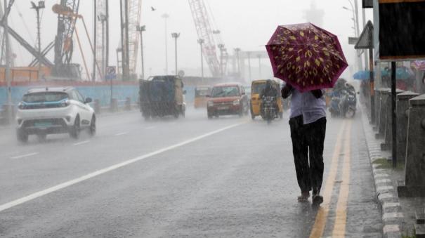 Chance of rain in Chennai today