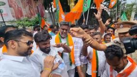 bjp-protest-by-burning-rahul-photo