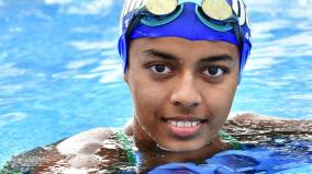 14-year-old-indian-swimmer-dhinidhi-desinghu-in-paris-olympics