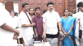 anniyur-siva-was-sworn-in-as-mla-in-the-presence-of-chief-minister-m-k-stalin