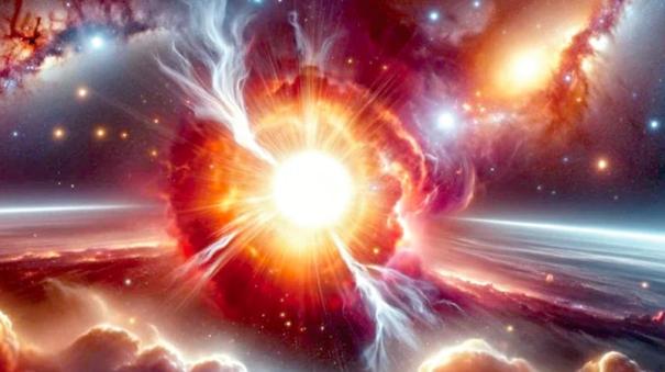 What is a sign that a galaxy is about to explode