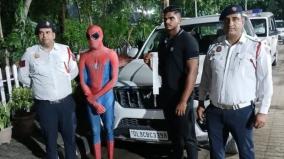 spider-man-ride-on-car-bonnet-in-delhi-caught-by-police-after-video-goes-viral