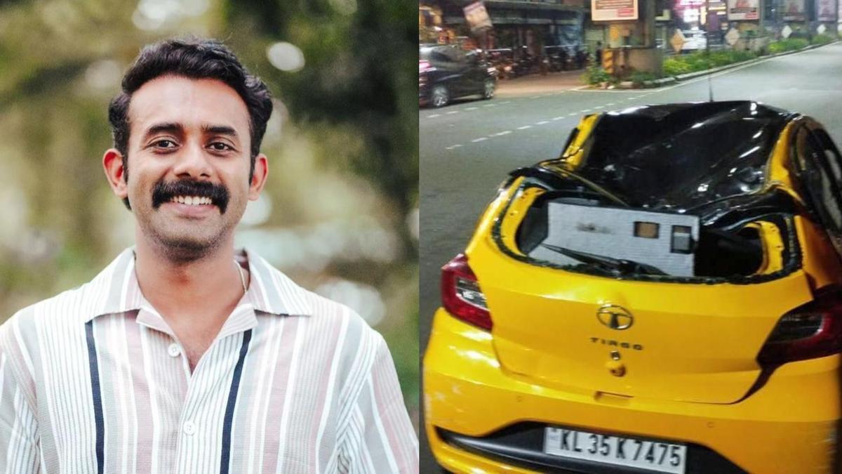 படப்பிடிப்பில் விபத்து: மலையாள நடிகர் அர்ஜுன் அசோகன் காயம் | Car topples the shooting of Malayalam film Bromance injuring actor Arjun Ashokan