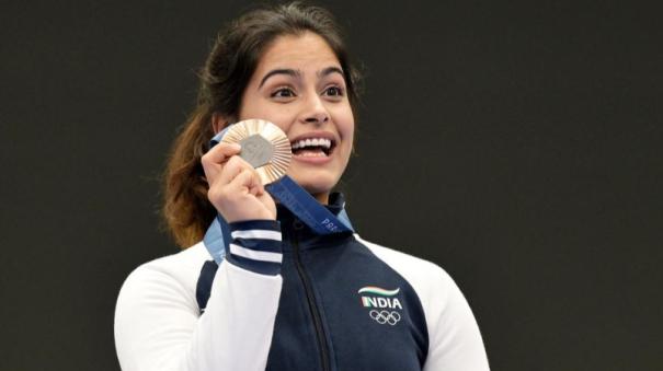 Manu Bhaker wins bronze in air pistol