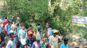 forest-department-is-reluctant-to-go-to-sathuragiri-through-thaniparai