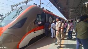 vande-metro-trial-run-between-chennai-katpadi-commences