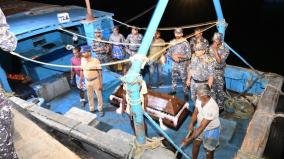 the-body-of-a-fisherman-who-died-after-being-hit-by-a-sri-lankan-navy-ship-arrived-in-rameswaram